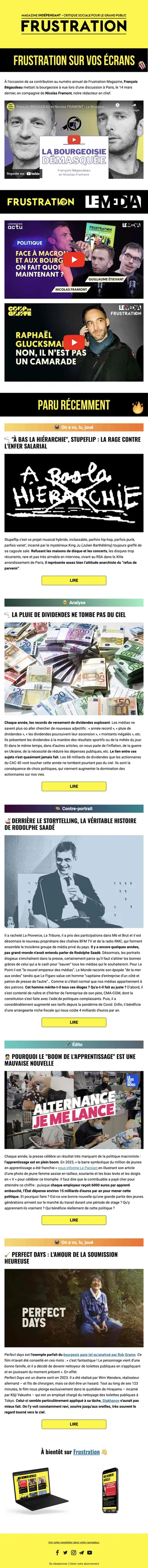 Exemple de newsletter